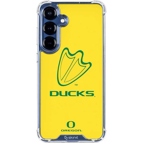 University of Oregon Ducks Logo Galaxy S25 Clear Case